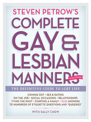 cover image of Steven Petrow's Complete Gay & Lesbian Manners